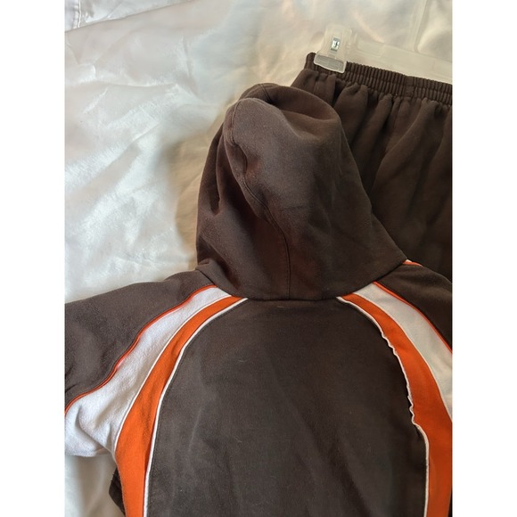 NFL Reebok Cleveland Browns Toddler Hoodie and Pants Set Brown Orange 3T - Picture 14 of 16